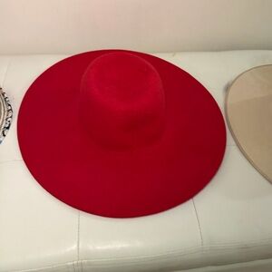 Elegant Red Women's Hat
